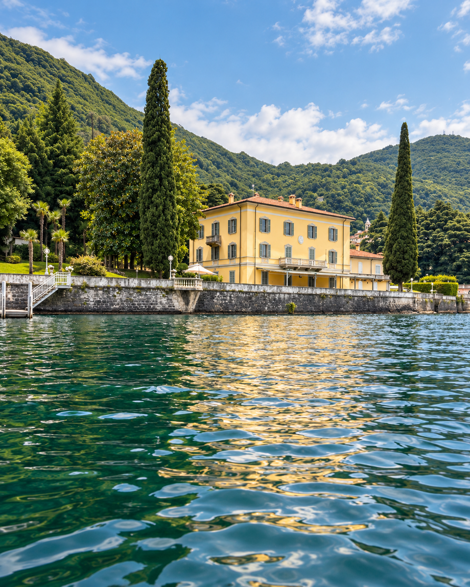 Villa Aura del Lago on the Lake Como shore